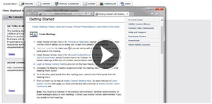 Best Practices for Meeting Preparation in Adobe Connect (Plays Video Tutorial)
